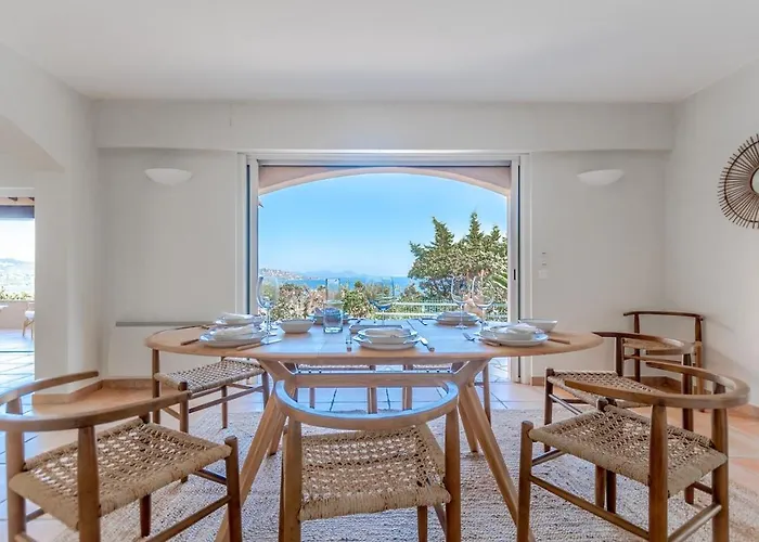 Superb Villa, Incredible Sea View Heated Swim Pool Villa Sainte-Maxime